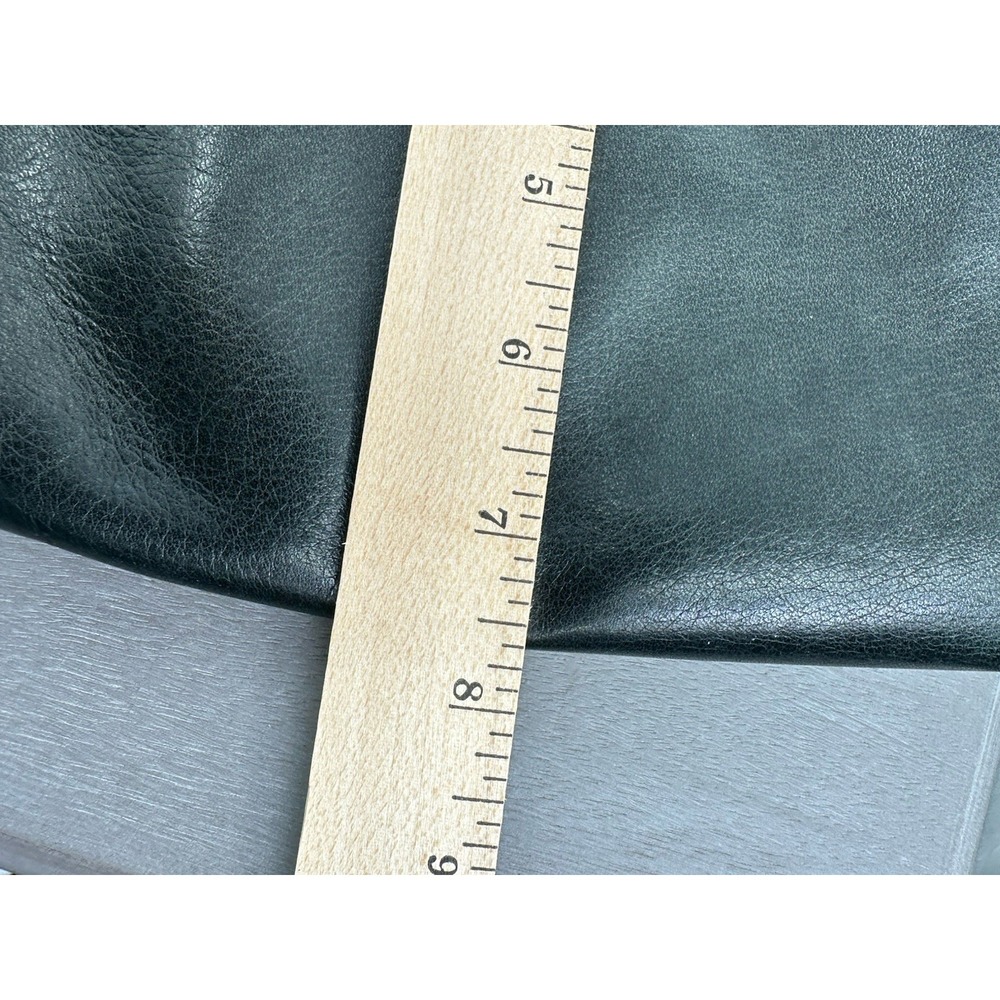 MARGOT New‎ York Black Leather Slim Small Crossbody Bag Zipper Purse 9x8" - Picture 14 of 14